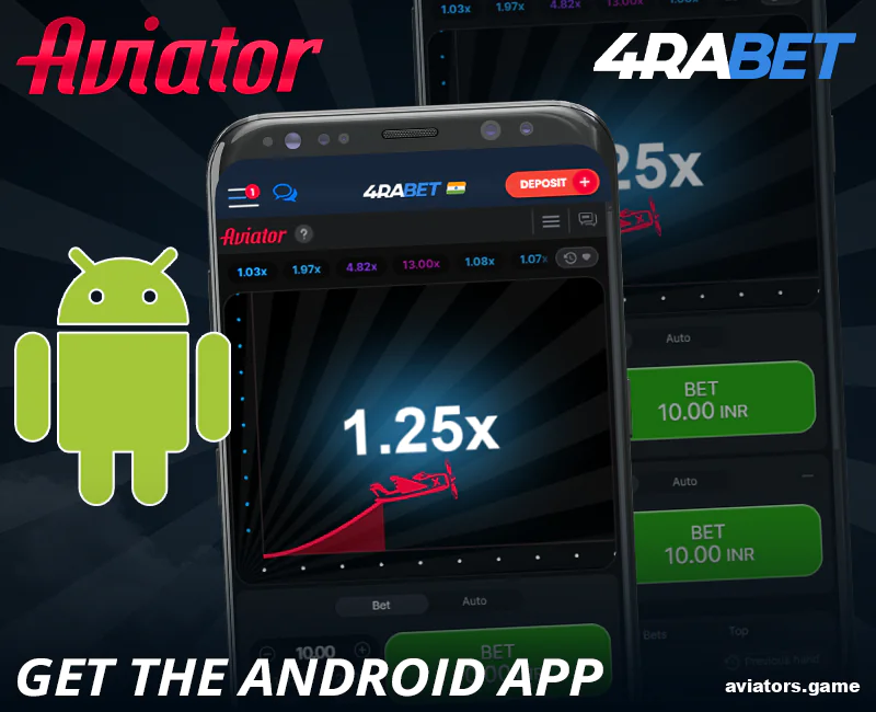 Aviator 4rabet IN mobile app for Android