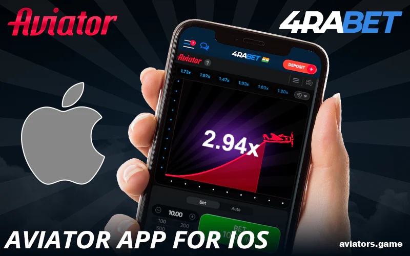 Aviator 4rabet IN mobile app for iOS