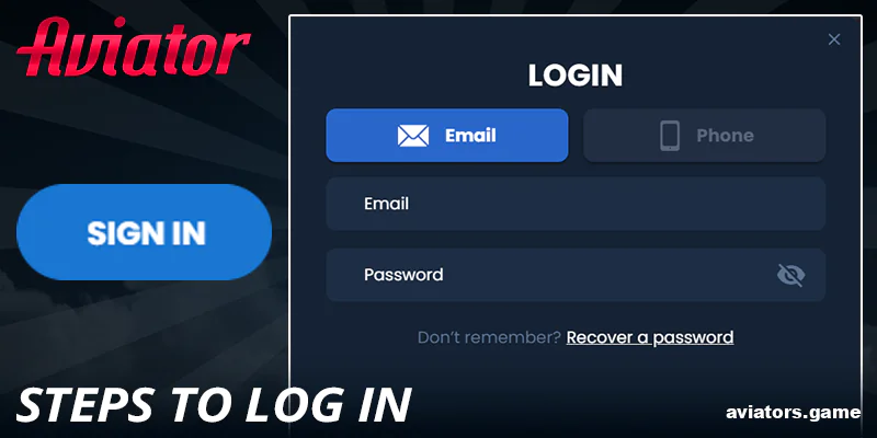 How to log in to your 4rabet Aviator India account