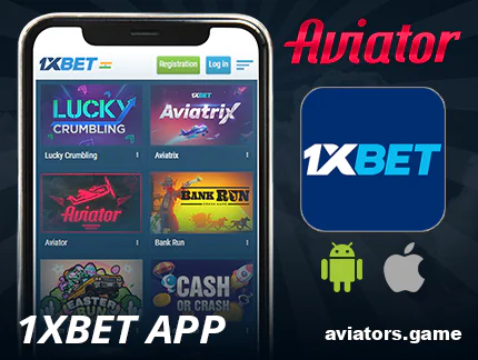 Download 1xBet app for Aviator India game