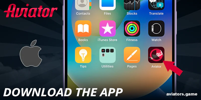 Download Aviator app on iOS