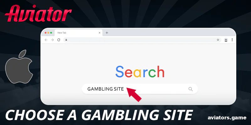 Select gambling site for Aviator game