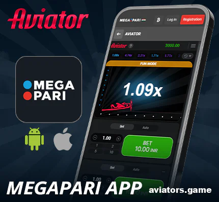 Download Megapari app for Aviator India game