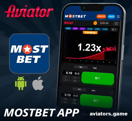 Download Mostbet app for Aviator India game