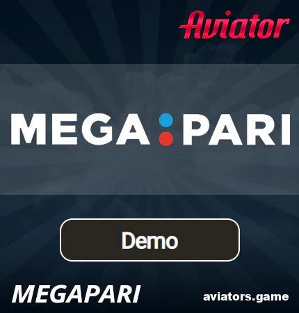Megapari website for Aviator India demo game