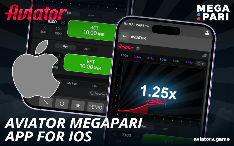 Aviator Megapari IN mobile app for iOS