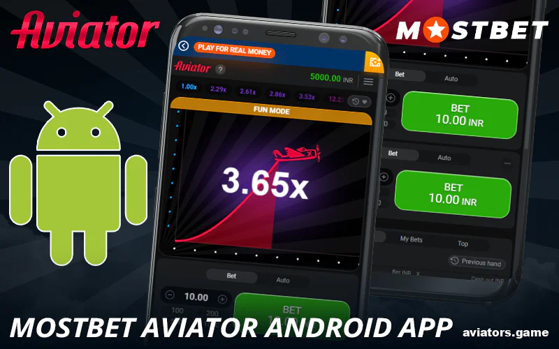 Aviator Mostbet IN mobile app for Android