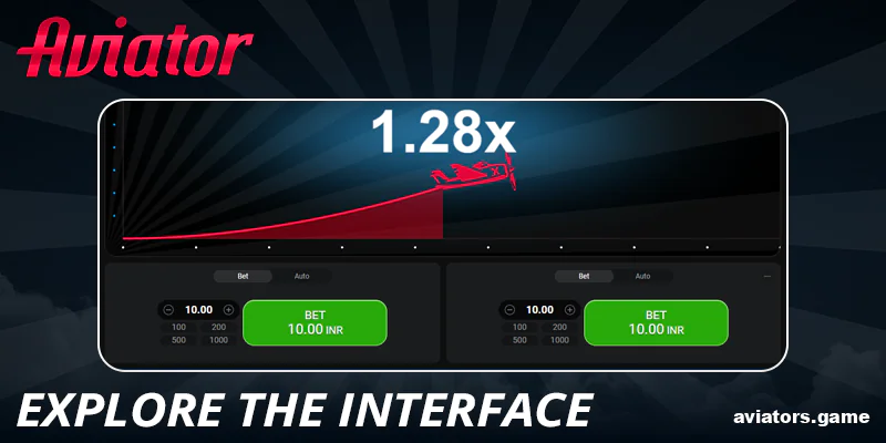 Explore the Aviator game interface