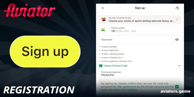 How to register at Parimatch Aviator for Indians