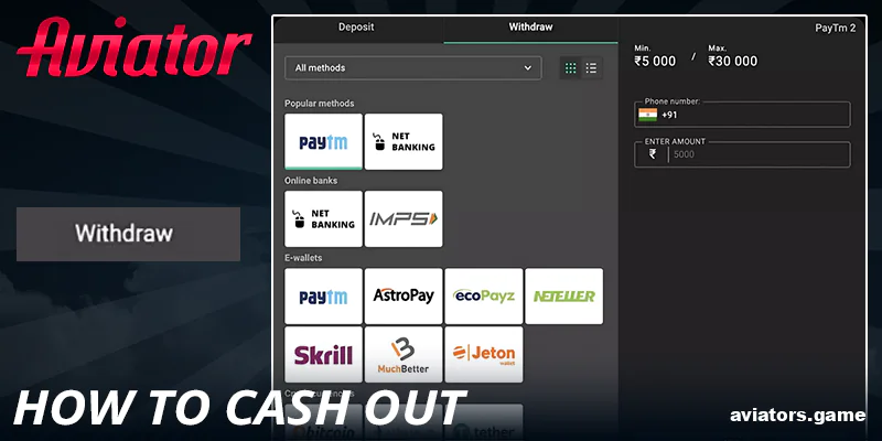 How to withdraw at Pin Up Aviator for Indians