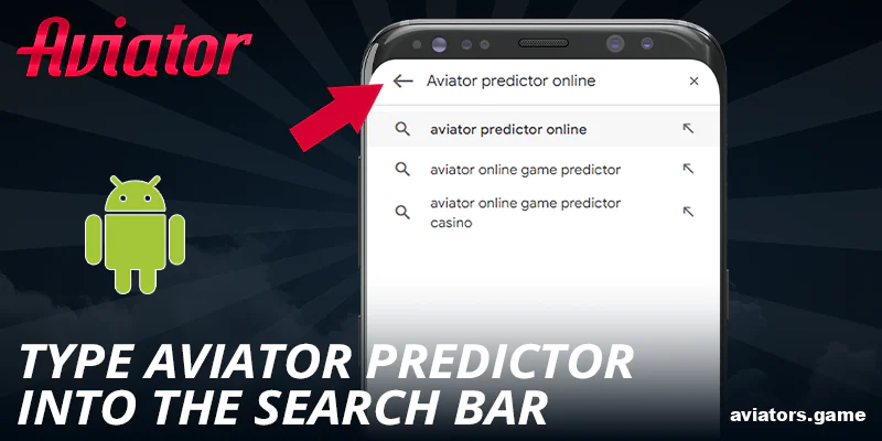 Type Aviator Predictor in the search bar