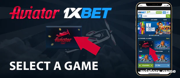 Log in to the Aviator game in the 1xbet app