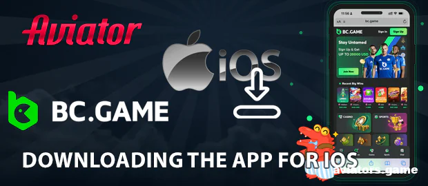 Downloading the BC.Game Aviator App for iOS