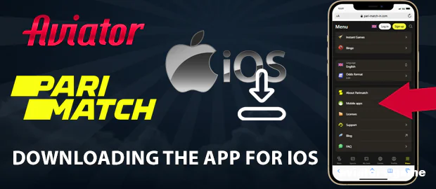 Downloading the Parimatch Aviator App for iOS