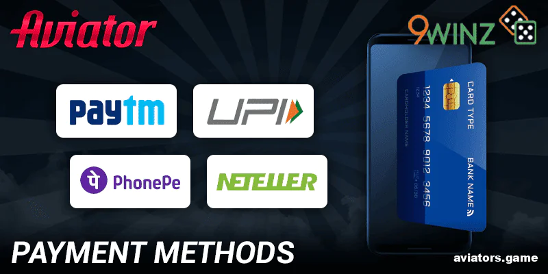 Payment tools in the 9winz mobile app