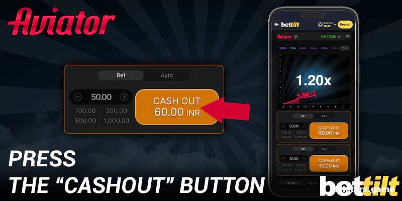 Withdraw your winnings in the Aviator game in the Bettilt mobile app