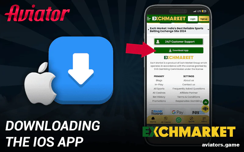 Download Exchmarket Mobile App on iOS devices