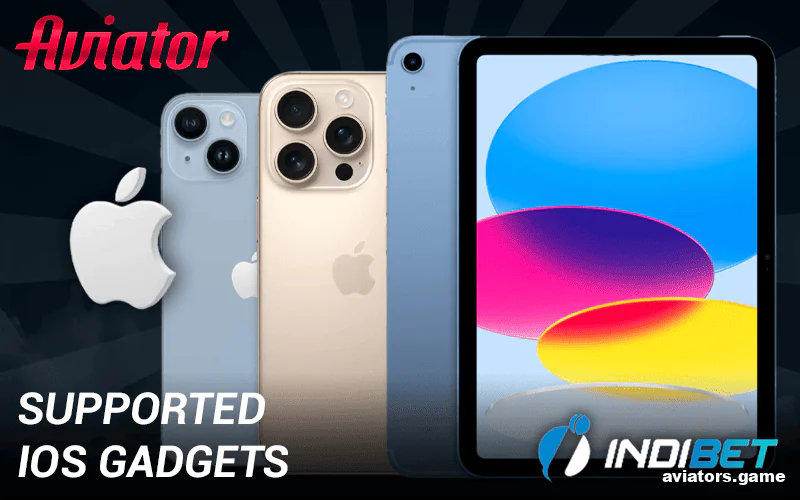 iOS devices that support the Indibet Mobile Aviator App