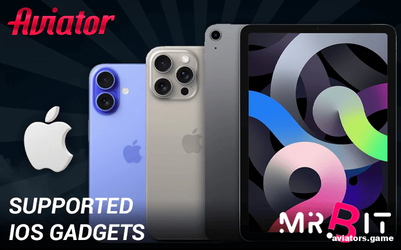 iOS devices to play in Mr. Bit Aviator mobile app