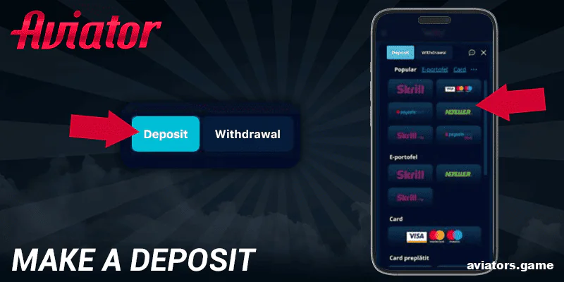 Make a deposit in the Mr. Bit mobile app