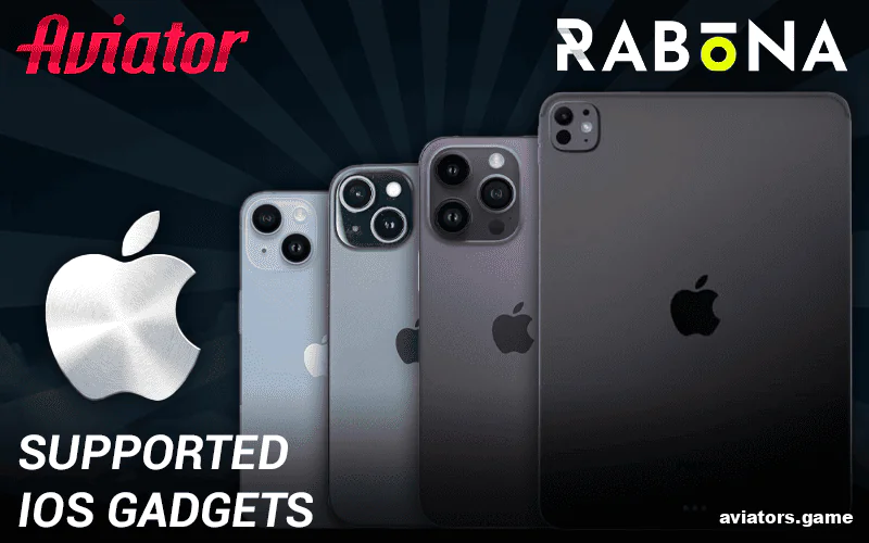 iOS gadgets to install the Rabona Aviator app