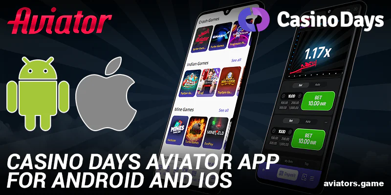 Casino Days Aviator IN mobile app for Android and iOS