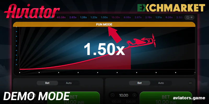 Exchmarket Aviator demo for Indian players