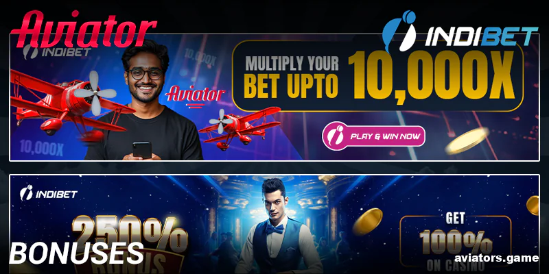 Indibet Aviator promotions and bonuses for Indian players