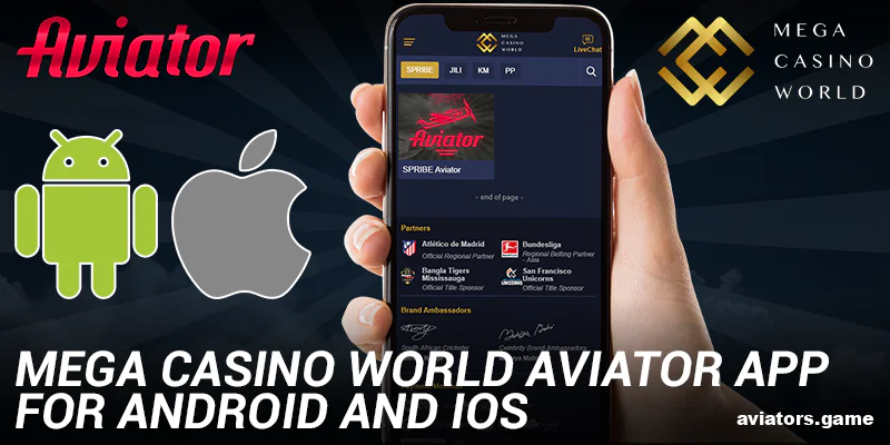 Mega Casino World Aviator IN mobile app for Android and iOS