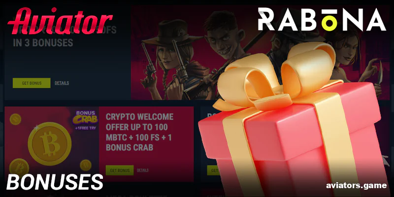 Rabona Aviator promotions and bonuses for Indian players