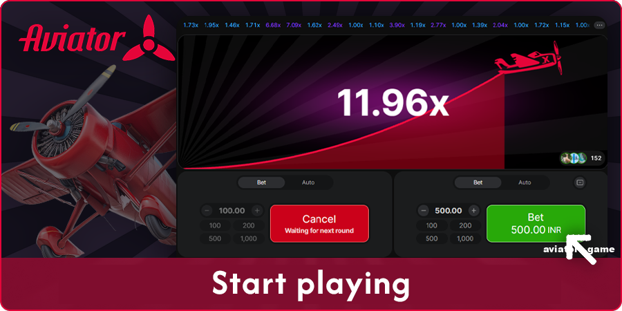 Place your bet on Aviator and wait for the round to begin