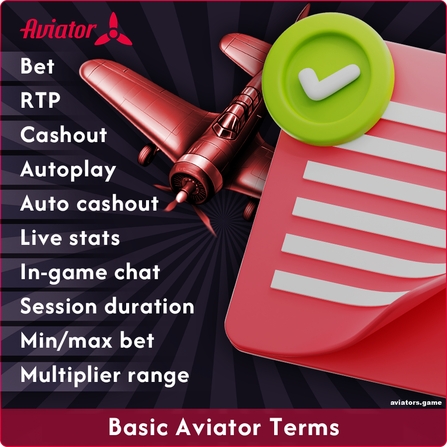 Glossary of Terms for Aviator Players - Explanations